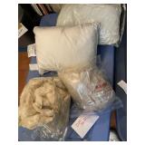 THE COMPANY STORE PILLOWS (2) AND STEARNS &