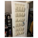 CANVAS OVER-THE-DOOR STORAGE ORGANIZER W/