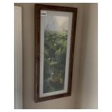 JOEY CHOU SIGNED PRINT, DEPICTING BEAR IN CANOE