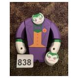 DC COMICS JOKER WOODEN INTERCHANGEABLE FIGURE,
