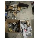 ASSORTED DOOR HARDWARE, CABINET KNOBS, AND SANUS