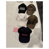ASSORTED BASEBALL CAPS, INCL PITTSBURGH CARES,