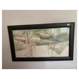 FRANK LLOYD WRIGHT FALLINGWATER PRINT,