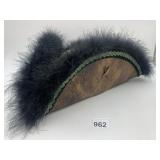THE GILDED LILY PIRATE TRICORN HAT, DISTRESSED