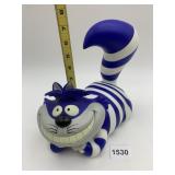 DISNEY CHESHIRE CAT VINYL FIGURE, STRIPED BLUE