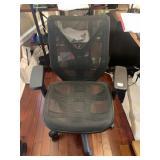 OFFICE CHAIR, MESH BACK, ADJUSTABLE ARMRESTS,