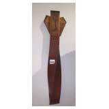 VINTAGE POTTERY WALL HANGING, TWISTED COLUMN