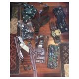 STEAMPUNK COSTUME ACCESSORIES, LEATHER GAUNTLETS,