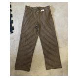 WAH MAKER FRONTIER CLOTHING STRIPED TROUSERS,