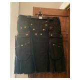 UTILIKILTS BROWN UTILITY KILT, CARGO POCKETS,