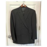 PRONTO-UOMO FIRENZE DOUBLE-BREASTED SUIT, 100%