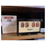 MNUVITRON POSTMODERN NIXIE TUBE CLOCK, HANDCRAFTED