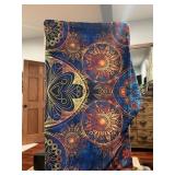 MANDALA PRINT TAPESTRY, POLYESTER FABRIC.
