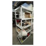 PLASTIC STORAGE SHELVING UNIT, 5-TIER,