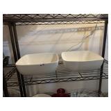OHOME PORCELAIN SQUARE BOWLS, INDONESIA,
