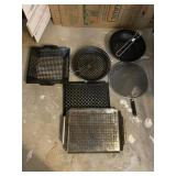 ASSORTED GRILL ACCESSORIES, INCLUDES PERFORATED