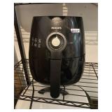 PHILIPS AIR FRYER, BLACK, DIAL CONTROLS,