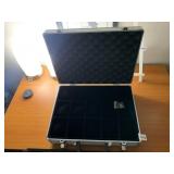 ALUMINUM STORAGE CASE W/ FOAM INTERIOR, LOCKING
