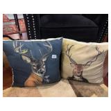 DECORATIVE THROW PILLOWS, ANTHROPOMORPHIC DEER