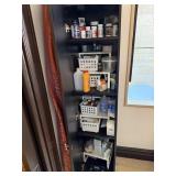 BATHROOM STORAGE CABINET CONTENTS, MEDICATIONS,