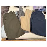 ASSORTED MENS CASUAL PANTS, VARIOUS COLORS, SIZES