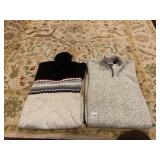 CHAPS QUARTER-ZIP SWEATERS, VARIOUS KNITS AND