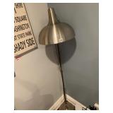 VINTAGE STYLE ARCHITECTURAL FLOOR LAMP, BRUSHED
