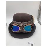 SCALA CLASSICO DERBY HAT, WOOL, FEATHER ACCENTS,