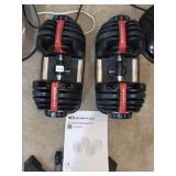 BOWFLEX SELECTTECH 552 ADJUSTABLE DUMBBELLS, PR,