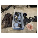 COSTUME ACCESSORIES: MASK, WINGS, WHIP, USPS HAT,