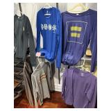 ASSORTED LONG SLEEVE SHIRTS AND TEES, INCL