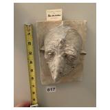 RICK MCMAHON ORIGINAL SCULPTURE, WALL-MOUNTED