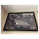 STAR TREK U.S.S. ENTERPRISE NCC-1701 SCHEMATIC