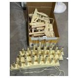 VTG PLASTIC ELECTRIC CANDLE WINDOW LIGHTS (18),