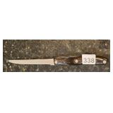 CUTCO 1761 KN BONING KNIFE, BROWN HANDLE, MADE IN