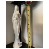 GIFTWARES CO. PORCELAIN VIRGIN MARY FIGURINE,