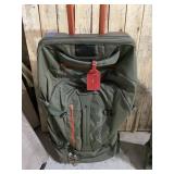 EDDIE BAUER ROLLING EXPEDITION LUGGAGE, OLIVE