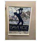 DAVE KOZ & FRIENDS AT SEA 2014 CRUISE POSTER,