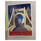 DAN WINTERMANTEL PITTSBURGH CITY OF BRIDGES ART