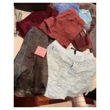 ASSORTED SHORTS, VIONIC SLIDES, T-SHIRTS,