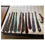 ASSORTED MENS NECKTIES, VARIOUS PATTERNS, MAKERS