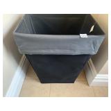 COLLAPSIBLE FABRIC LAUNDRY HAMPER, MESH SIDES,