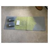 GAIAM YOGA MAT, REEHUT FOAM YOGA BLOCKS (2), THE