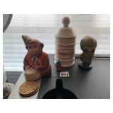 COLLECTIBLE FIGURINES AND DECOR, INCLUDES MONKEY