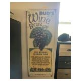 DECORATIVE WOODEN SIGN, BUD
