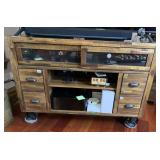 AMERICAN SIGNATURE COLLECTION MEDIA CONSOLE,