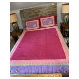 THE COMPANY STORE QUILTED BEDDING SET: FLORAL