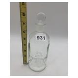 WHEATON GLASS BOTTLE, DILUTED HYDROCHLORIC ACID,