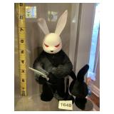 DESIGNER ART TOY, RABBIT FIGURE W/ REMOVABLE