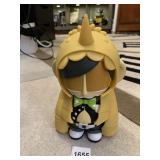 DESIGNER VINYL ART FIGURE, YELLOW HOODED
